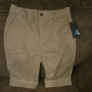 Boy's Khaki Shorts Made By Amplify Size 16